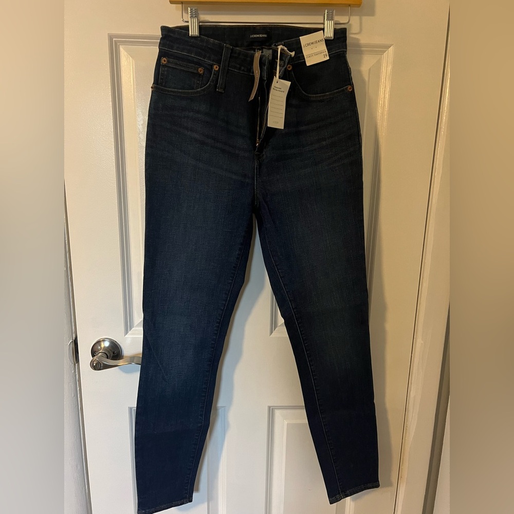 J. Crew Curvy Toothpick Jeans Dark Blue Women's Skinny Jeans - SIZE 29